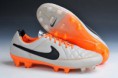 Nike Tiempo Legend FG Cinza/Laranja